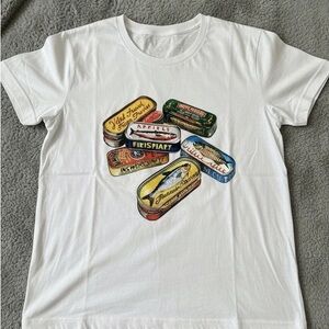H&M White Kids T-Shirt with Colorful Graphic